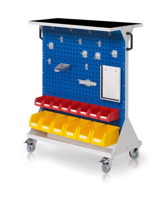 Kappes RasterMobil® mobiler Arbeitsplatzschrank Groese #3 1270x1000x500mm 37-teilig