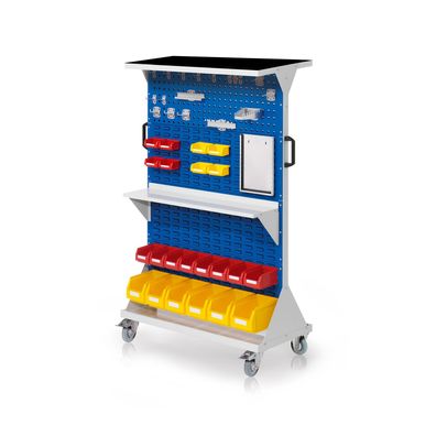 Kappes RasterMobil® mobiler Arbeitsplatzschrank Groese #4 1580x1000x500mm 2x Lochpl
