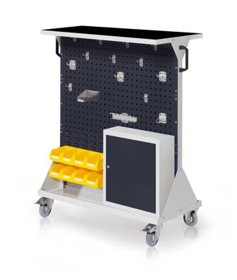 Kappes RasterMobil® mobiler Arbeitsplatzschrank Groese #3 1270x1000x500mm 31-teilig
