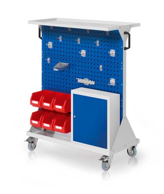 Kappes RasterMobil® mobiler Arbeitsplatzschrank Groese #3 1270x1000x500mm 29-teilig