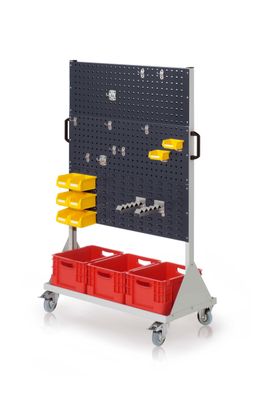 Kappes RasterMobil® mobiler Arbeitsplatzschrank Groese #4 1580x1000x500mm 4 Lochpla