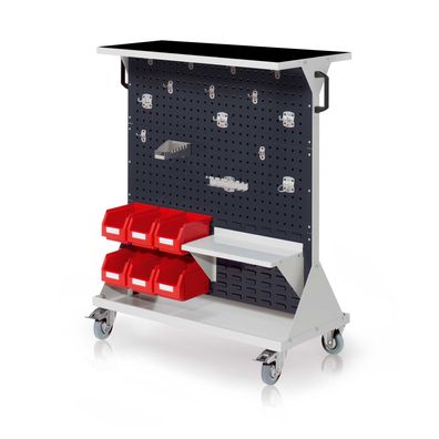Kappes RasterMobil® mobiler Arbeitsplatzschrank Groese #3 1270x1000x500mm 29-teilig