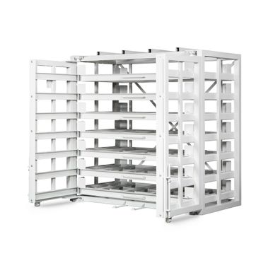 RR Industrietechnik Schubfachregal fuer Bleche RBR-25T 2870x1400x2310mm 8 Etagen mit