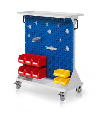 Kappes RasterMobil® mobiler Arbeitsplatzschrank Groese #3 1270x1000x500mm 32-teilig