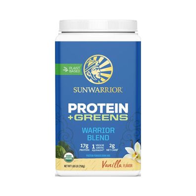 Sunwarrior Warrior Blend + Greens Organic (750g) Vanilla
