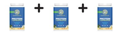 3 x Sunwarrior Warrior Blend + Greens Organic (750g) Vanilla
