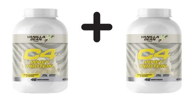 2 x Cellucor C4 Whey Protein, Vanilla Bean - 1587g