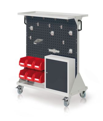 Kappes RasterMobil® mobiler Arbeitsplatzschrank Groese #3 1270x1000x500mm 29-teilig