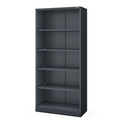Büroregal aus Metall, verschraubt, mit geschlossener Rückwand, 900 × 1950 × 400 mm