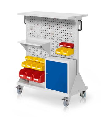 Kappes RasterMobil® mobiler Arbeitsplatzschrank Groese #3 1270x1000x500mm 34-teilig