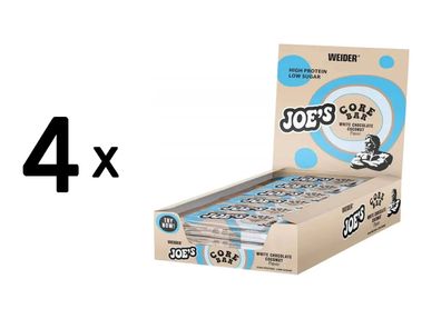 4 x Weider Joes Core Bar (12x45g) White Chocolate Coconut