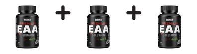 3 x Weider Premium EAA + L-Glutamine (180 Caps)