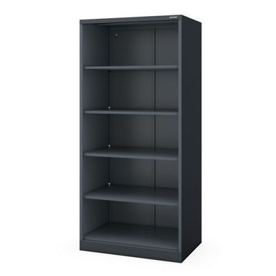 Büroregal aus Metall, verschraubt, mit geschlossener Rückwand, 900 × 1950 × 600 mm