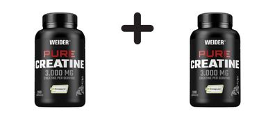 2 x Weider Pure Creatine Capsules (200)