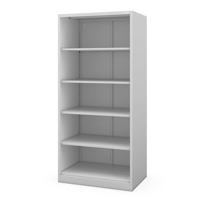 Büroregal aus Metall, verschraubt, mit geschlossener Rückwand, 900 × 1950 × 600 mm