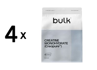 4 x Bulk Creapure Creatine Monohydrate (500g)