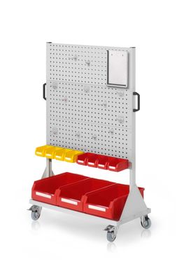 Kappes RasterMobil® mobiler Arbeitsplatzschrank Groese #4 1580x1000x500mm 6 Lochpla