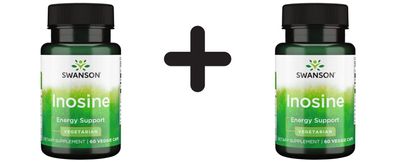 2 x Swanson Inosine, 500mg - 60 vcaps