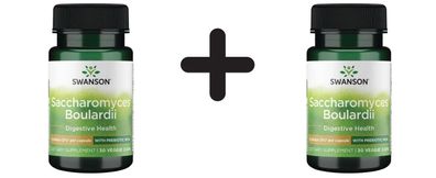 2 x Swanson Saccharomyces Boulardii - 30 vcaps