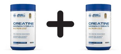 2 x Applied Nutrition Creatine Monohydrate Micronized - 1000g