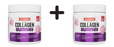 2 x Nutrend Collagen Gummies, Cherry - 60 gummies