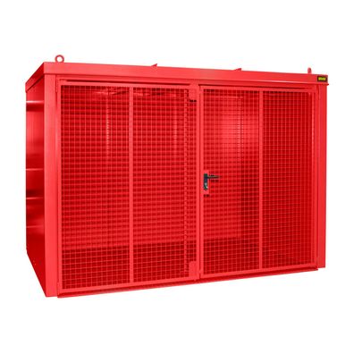 Bauer Gasflaschen-Container GFC-B M4, Feuerrot fuer 60x Gasflaschen Ø 230 mm