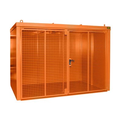 Bauer Gasflaschen-Container GFC-B M5, Gelborange fuer 96x Gasflaschen Ø 230 mm