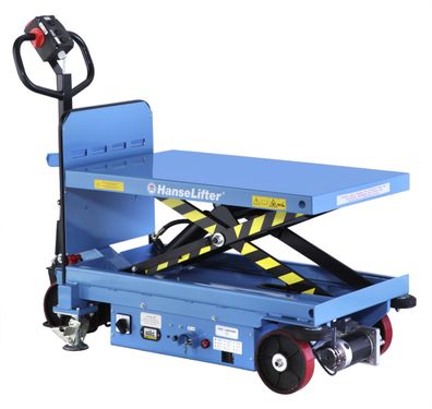 Hanselifter elektrischer Hubtischwagen E-SPA500 Hubhoehe 1000mm Tragkraft 500kg