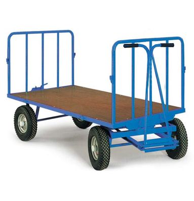 Bako Logistiksysteme Handpritschenwagen Serie 420 Stirnwaende 500mm hoch Luftbereifu
