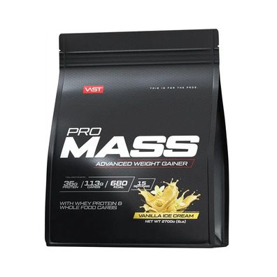 VAST Pro Mass Advanced Weight Gainer (2700g) Vanilla Ice Cream