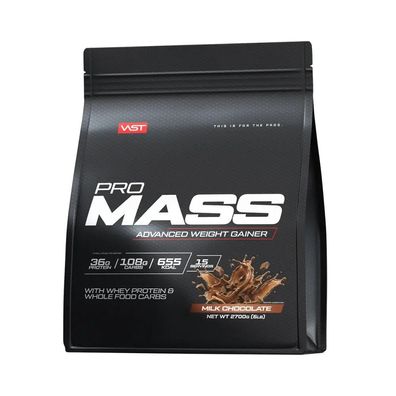 VAST Pro Mass Advanced Weight Gainer (2700g) Milk Chocolate