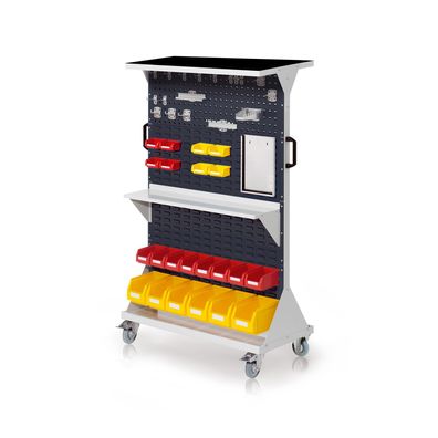 Kappes RasterMobil® mobiler Arbeitsplatzschrank Groese #4 1580x1000x500mm 2x Lochpl