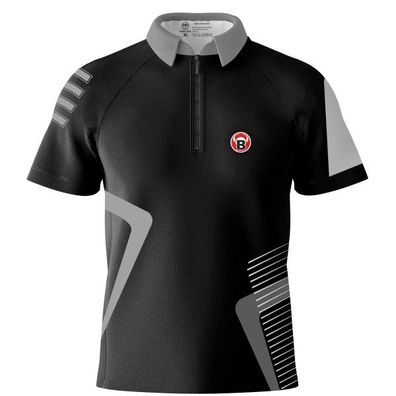 BULL'S TEAM-Dartshirt Grey / 1 Stck / M
