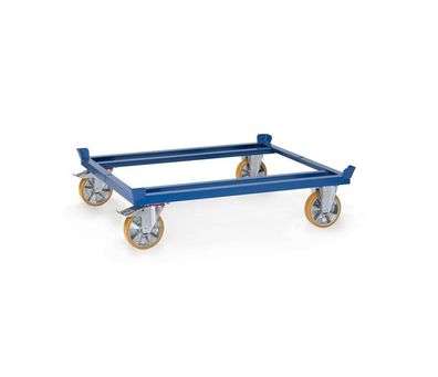 Fetra Paletten-Fahrgestell fuer Gitterboxen und Flachpaletten 1200 x 800 mm