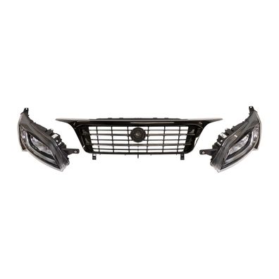 Original Set Kühlergitter LED Scheinwerfer Schwarz für Fiat Ducato 250 ab 2014