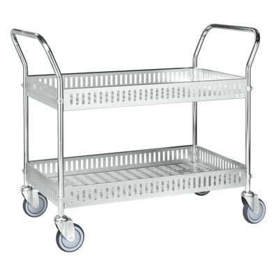 Kongamek Tischwagen mit Rand 1130x550x940mm Ladeflaeche verzinkt