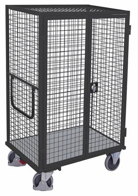 VARIOfit Etagenwagen fest verschweist Ladeflaeche 1245x785mm Anthrazitgrau RAL 7016