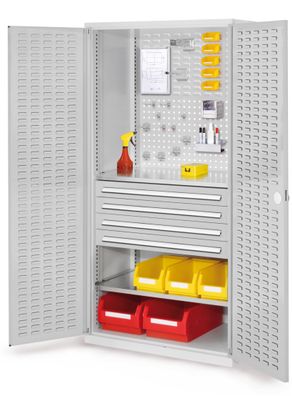 Kappes ®RasterPlan Schubladenschraenke 1950x1000x600mm Schlitzplattentueren Modell