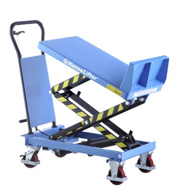 Hanselifter Neigehubtisch NHT150 mit Neigefunktion Hubhoehe 880mm Tragkraft 150kg