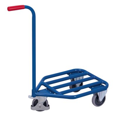 VARIOfit Griffroller mit Stahlrohrladeflaeche 565x450mm RAL 5010 Enzianblau