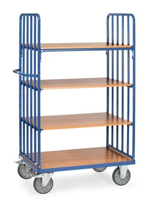 Fetra Etagenwagen mit Boeden und Streben 4 Etagen 1000x600