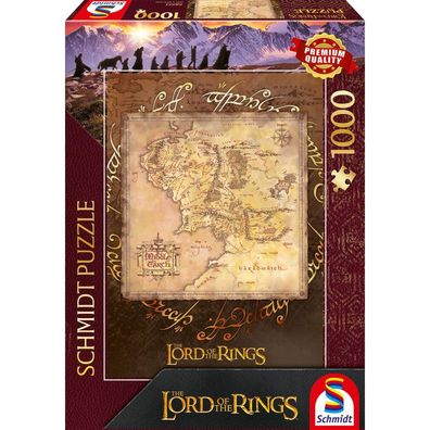 Lord Of The Rings - Middle Earth (1000 Teile)