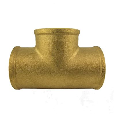 Messing T-Stück Gewindefitting 3/8" IG für Heizung Sanitär