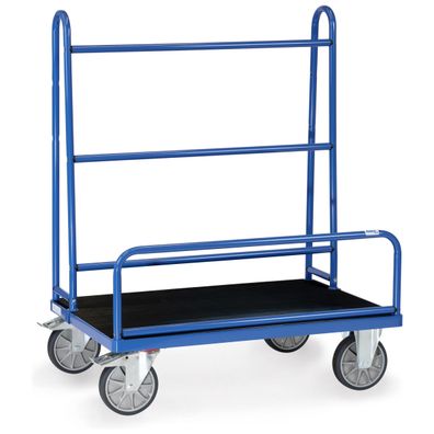 Fetra Plattenwagen mit festen Rohrbuegeln 1070x435 mm Ladeflaeche mit Riefengummi