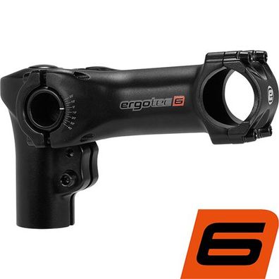 Ergotec Vorbau SWELL RE 70 AHEAD 31,8 - 120mm, winkelverstellbar -20°- + 40°, Safet