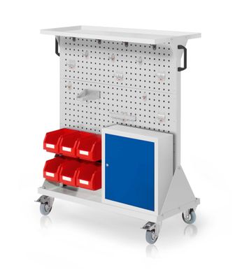 Kappes RasterMobil® mobiler Arbeitsplatzschrank Groese #3 1270x1000x500mm 29-teilig