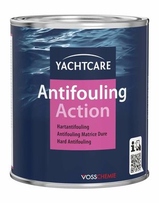 Yachtcare Antifouling Action Hard AF 750 ml Blau Hartantifouling