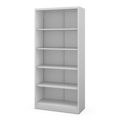 Büro-Regal aus Metall, verschraubt, mit geschlossener Rückwand, 900 × 1950 × 400 mm