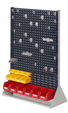 Kappes ®RasterPlan Stellwaende doppelseitig Groese #4 - 6x Lochplatten 2x Schlitzpl