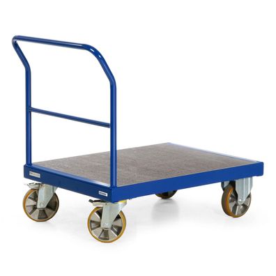 Bako Logistiksysteme Plattformwagen R2200 mit Schiebebuegel 2200kg Tragkraft 2000x80